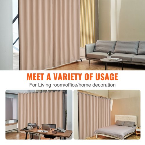 Room Divider Portable Panel Room Divider with Wheels Curtain Divider Stand