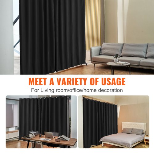 Room Divider Portable Panel Room Divider with Wheels Curtain Divider Stand