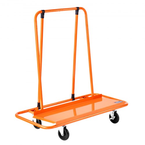 Drywall Cart Dolly 1800 lbs Load Capacity Steel Panel Dolly with 4 Swivel