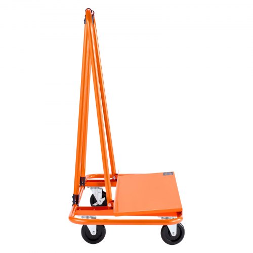 Drywall Cart Dolly 1800 lbs Load Capacity Steel Panel Dolly with 4 Swivel