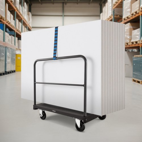 Drywall Cart Dolly 1800 lbs Load Capacity 2in1 Steel Panel Truck Cart