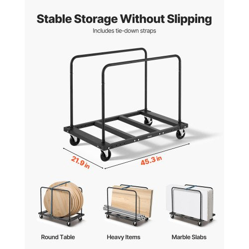 Drywall Cart Dolly 1800 lbs Load Capacity Steel Panel Truck Cart with 5
