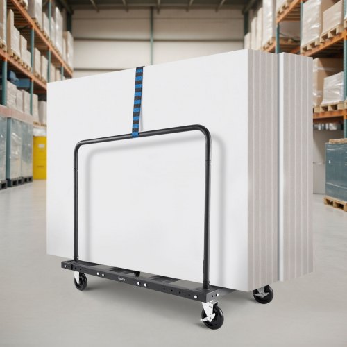 Drywall Cart Dolly 1800 lbs Load Capacity Steel Panel Truck Cart with 5