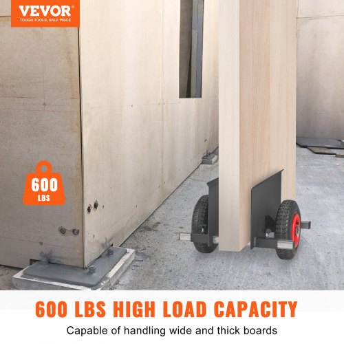Panel Dolly 600LBS Capacity Slab Dolly Heavyduty Drywall Mover with 8