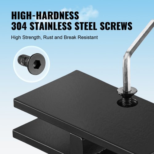 Glass Clamp 4 PCS Rectangle Glass Railing Bracket for 031 047