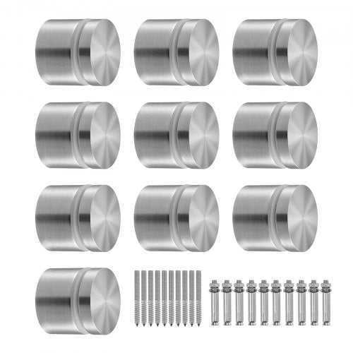 Glass Clamp 10 PCS Round Glass Railing Bracket for 031 062 Tempered