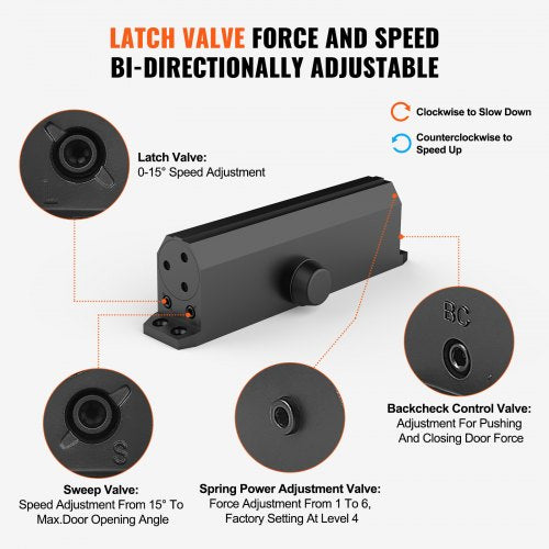 Door Closer Automatic Door Closer Commercial or Residential Use for Door