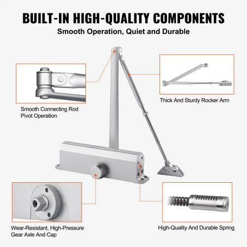 Door Closer Automatic Door Closer Commercial or Residential Use for Door