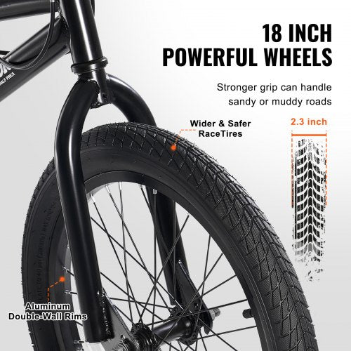 BMX Bike 18Inch Wheel Freestyle Bike BMX Race Bike with 360° Rotor