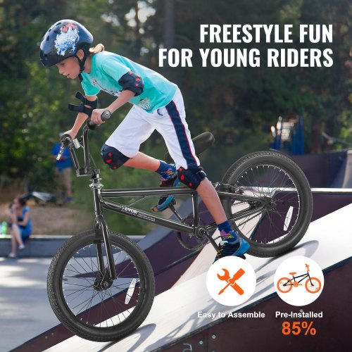 BMX Bike 18Inch Wheel Freestyle Bike BMX Race Bike with 360° Rotor