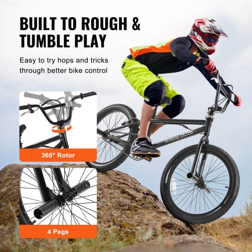 BMX Bike 20Inch Wheel Freestyle Bike BMX Race Bike with 360° Rotor and 4