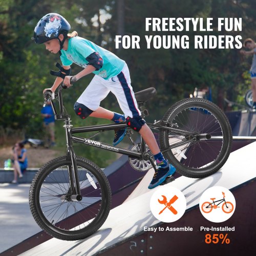 BMX Bike 20Inch Wheel Freestyle Bike BMX Race Bike with 360° Rotor and 4