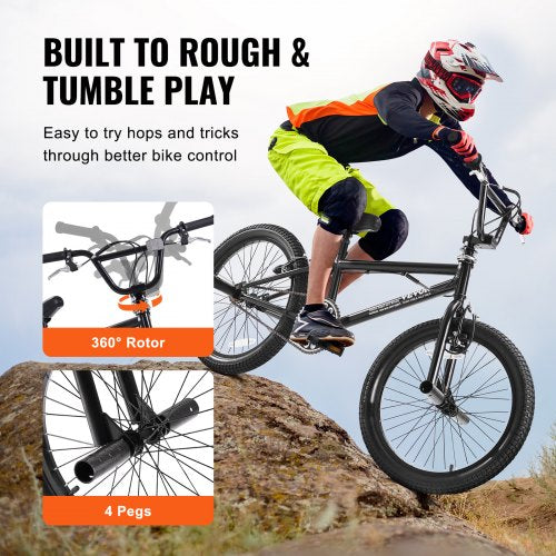 20Inch BMX Bike Freestyle Bike Men Kids BMX Bicycle HiTen Steel Frame – 20