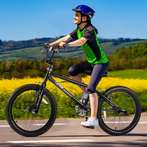 20Inch BMX Bike Freestyle Bike Men Kids BMX Bicycle HiTen Steel Frame – 20