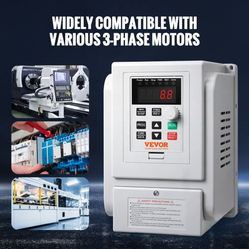 VFD 22KW 10A 3HP Variable Frequency Drive for 3Phase Motor Speed Control