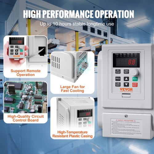 VFD 5HP 4KW 18A 1 Phase 220V240V Input to 3 Phase 220V240V Output