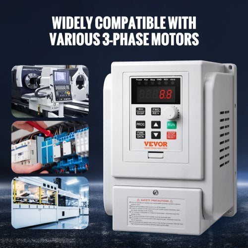 VFD 5HP 4KW 18A 1 Phase 220V240V Input to 3 Phase 220V240V Output