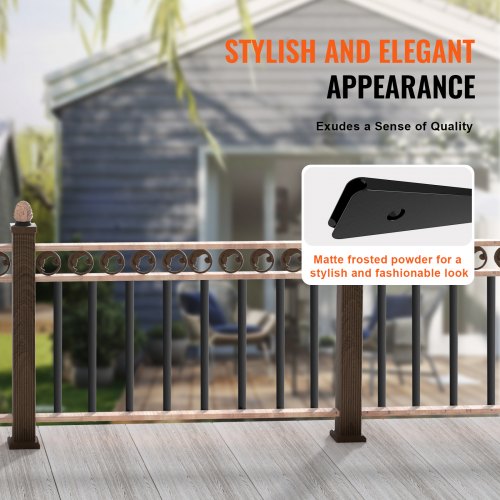 Staircase Metal Balusters 3228 x 1 x 02 Flat Aluminum Alloy Decorative