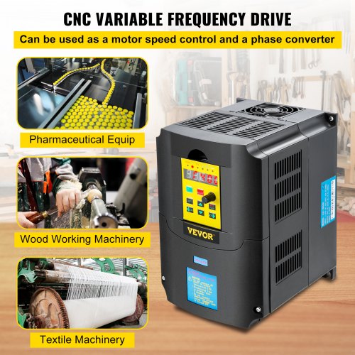 Variable Frequency Drive AC 220V Input 4KW Variable Frequency CNC Drive