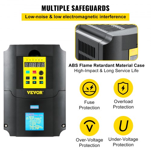 Variable Frequency Drive AC 220V Input 4KW Variable Frequency CNC Drive