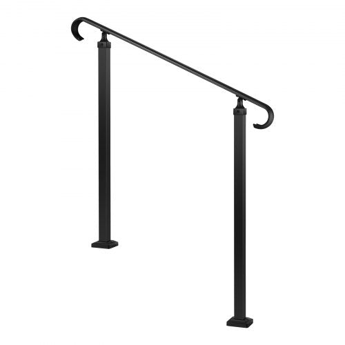 Handrails for Outdoor Steps 23 Step Adjustable Height Carbon Steel