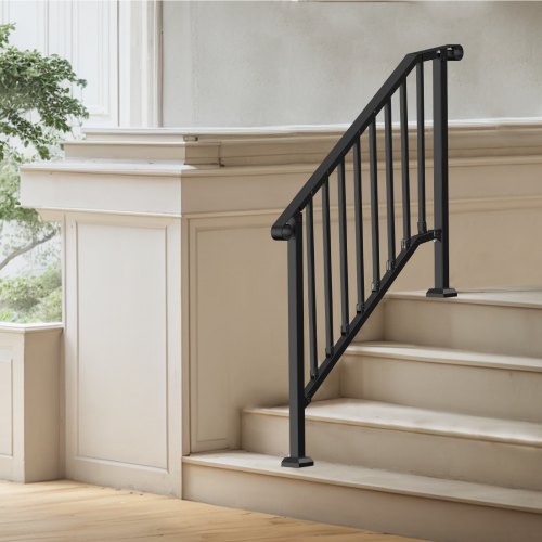 Handrails for Outdoor Steps 34 Step Stair Hand Rail Kit Transitional Iron
