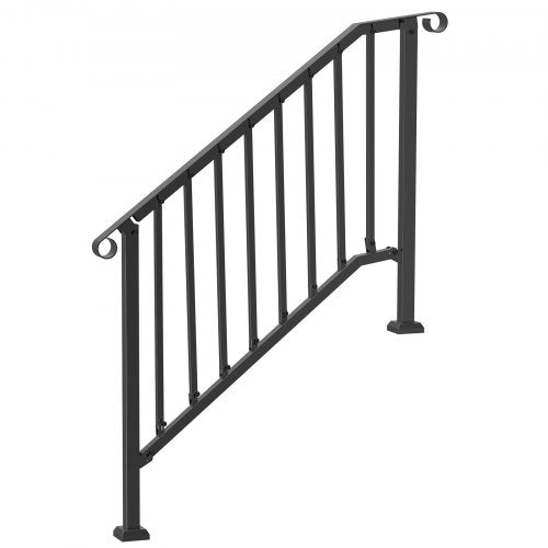 Handrails for Outdoor Steps 34 Step Stair Hand Rail Kit Transitional Iron