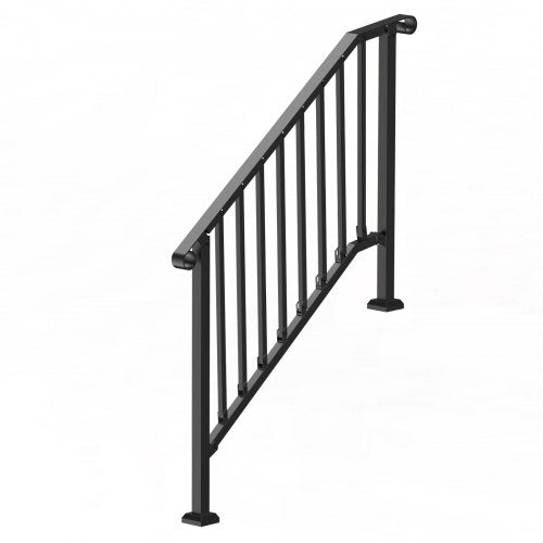 Handrails for Outdoor Steps 34 Step Stair Hand Rail Kit Transitional Iron