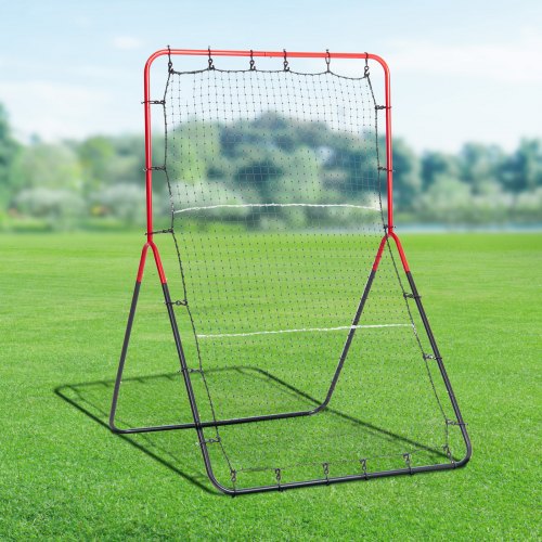 Baseball And Softball Rebounder Net 3 x 4.5 ft PitchBack Baseball Pitching