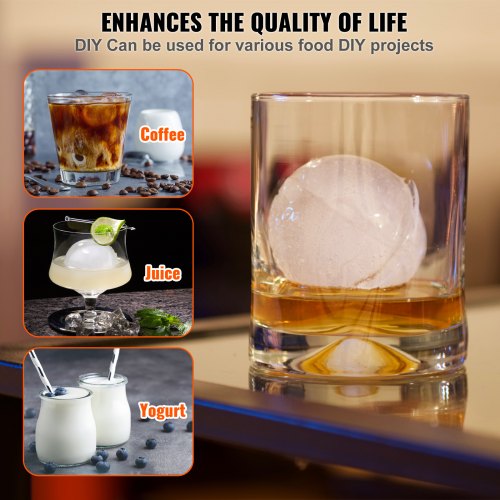 Ice Ball Press 24 Ice Ball Maker Aircraft Al Alloy Ice Ball Press Kit