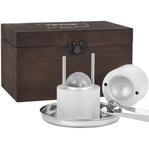 Ice Ball Press Kit Aircraft Al Alloy Ice Press with Ice Block Mold Large