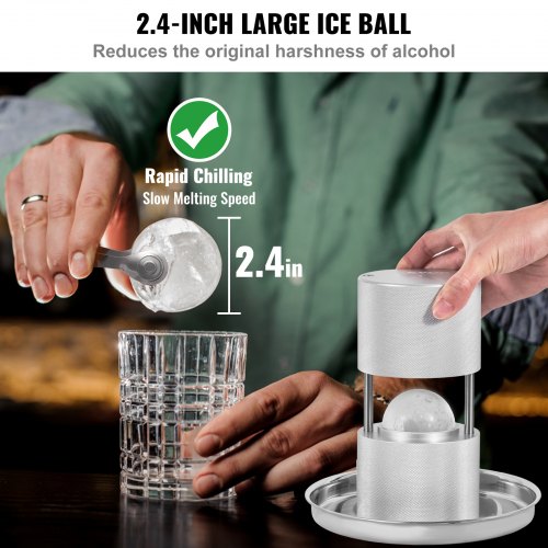 Ice Ball Press 24 Ice Ball Maker Aircraft Al Alloy Ice Ball Press Kit