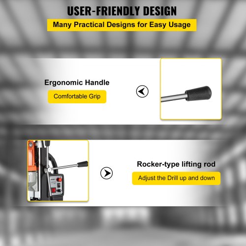 Magnetic Drill Magnetic Drilling Machine 980W Metal Drill Press High Power