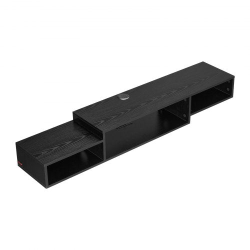 Floating TV Stand 59 Wall Mount Entertainment Center with Power Outlet
