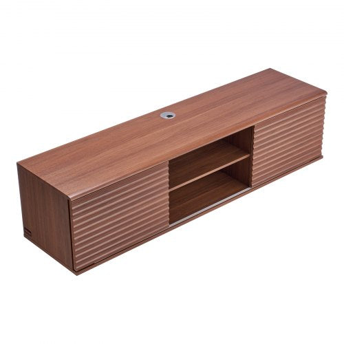 Floating TV Stand 60 Wall Mount Entertainment Center with Adjustable Shelf