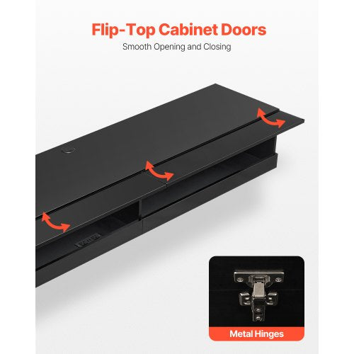 Floating TV Stand 71 in Wall Mount Entertainment Center with Power Outlet