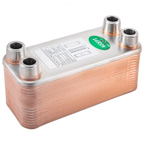 Heat Exchanger 3x75 30 Plates Brazed Plate Heat Exchanger 316L 34