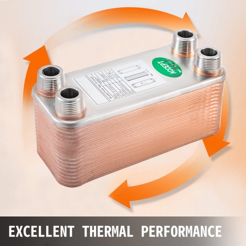 Heat Exchanger 3x75 30 Plates Brazed Plate Heat Exchanger 316L 34