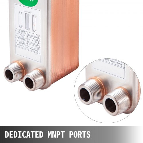 Heat Exchanger 3x75 30 Plates Brazed Plate Heat Exchanger 316L 34