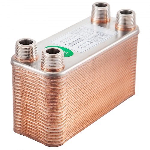 Heat Exchanger 3x75 40 Plates Brazed Plate Heat Exchanger 316L 34