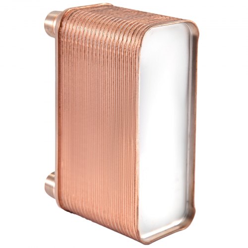 Heat Exchanger 3x75 40 Plates Brazed Plate Heat Exchanger 316L 34