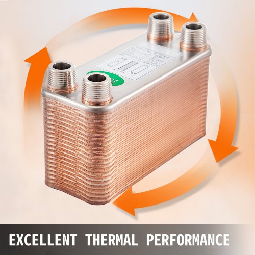 Heat Exchanger 3x75 40 Plates Brazed Plate Heat Exchanger 316L 34
