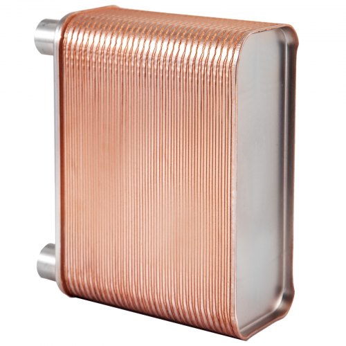 Heat Exchanger 3x75 60 Plates Brazed Plate Heat Exchanger 316L 12