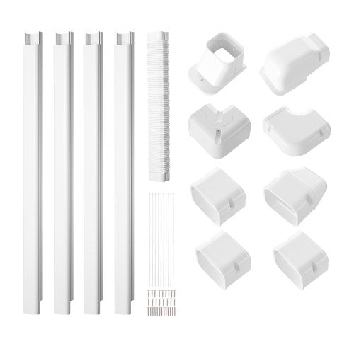 Mini Split Line Set Cover 3inch W 176Ft L PVC Decorative Pipe Line Cover