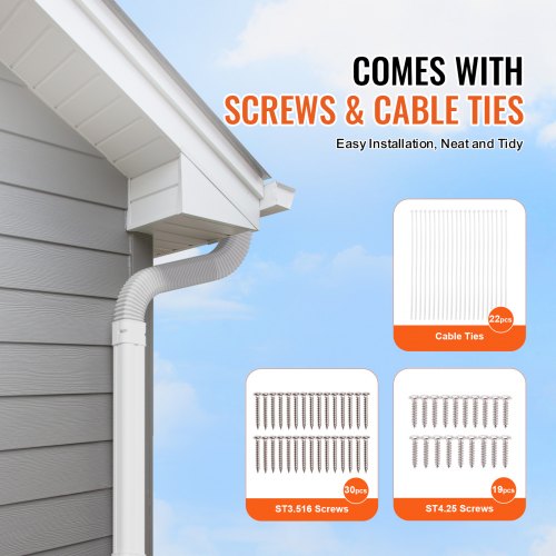 Mini Split Line Set Cover 3inch W 177Ft L PVC Decorative Pipe Line Cover