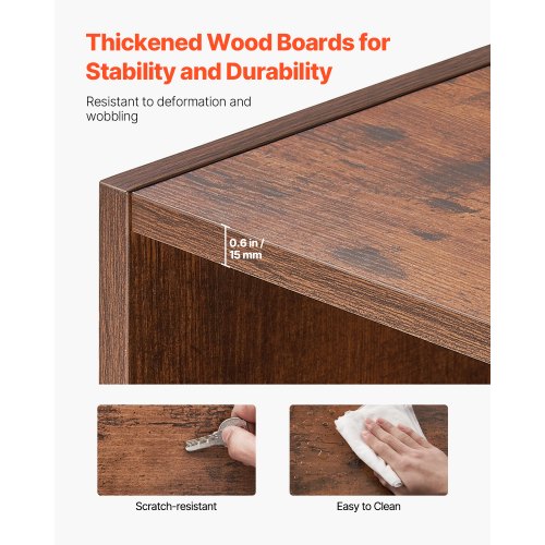 5 Tiers Narrow Bookshelf 53 in Wooden Open Bookcase with HeightAdjustable