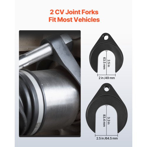 Inner CV Axle Puller Tool Set with 58 in18 Slide Hammer 2Inch 2.5Inch
