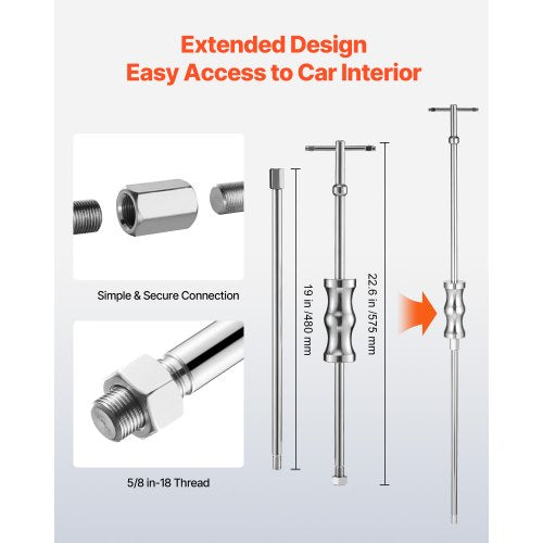 Inner CV Axle Puller Tool Set with 58 in18 Slide Hammer 2Inch 2.5Inch