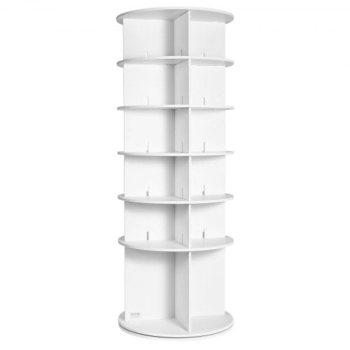 6 Tiers Rotating Shoe Rack Tower 360°Spinning Shoe Display Revolving Shoe