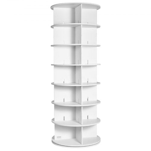 7 Tiers Rotating Shoe Rack Tower 360°Spinning Shoe Display Revolving Shoe